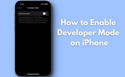 How to enable Developer Mode on iPhone