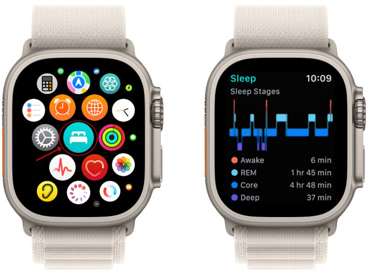 How to track sleeping data on Apple Watch