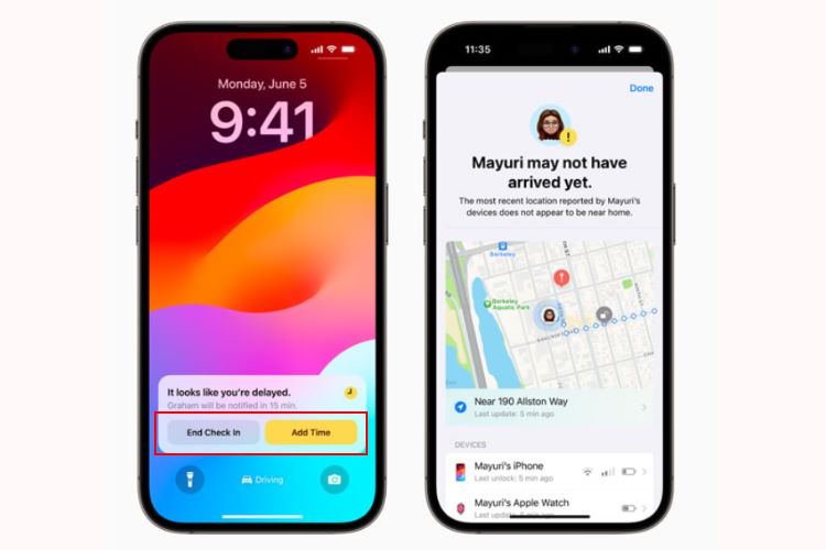 How to use iMessage Check In on iPhone iOS 17