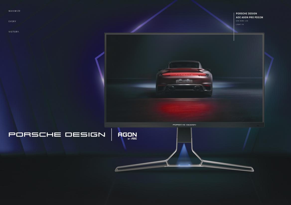 Porsche Design AGON BY AOC Gaming Monitor launched