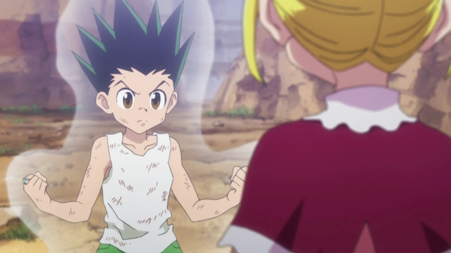 Gon using Ken