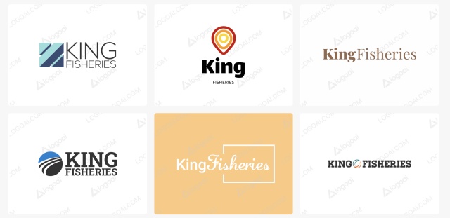 King Fisheries AI Logo Generator 