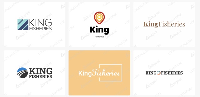 King Fisheries AI Logo Generator