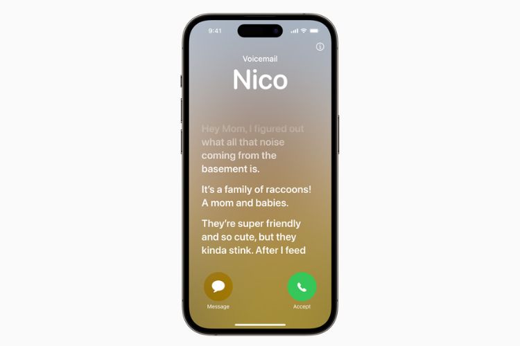 Live Voicemail in iOS 17