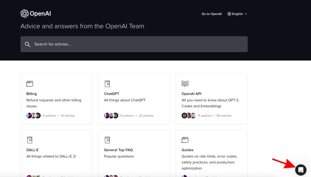 Official OpenAI support page