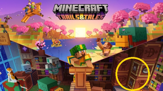 Minecraft 1.20 Hintergrundbild mit einem interessanten Detal
