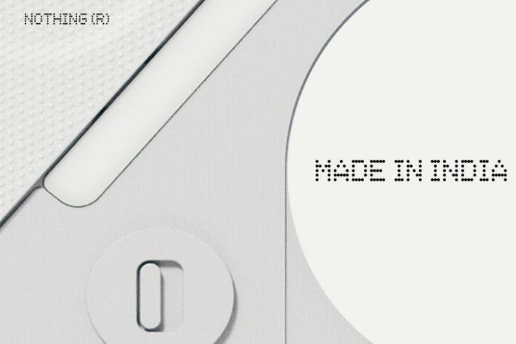 Nothing Phone (2) will be a made in india device