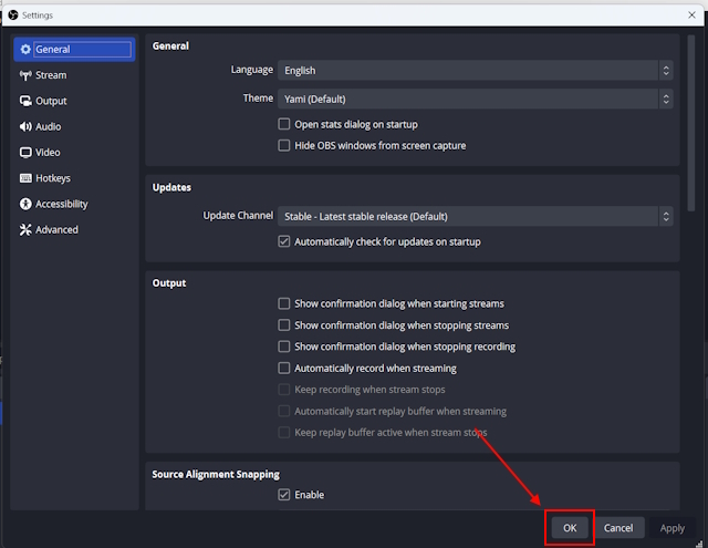 How to update OBS (2023 Guide) | The Paradise OK button Automatic OBS update