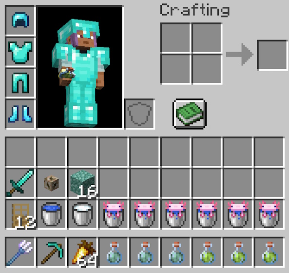Como encontrar e invadir um monumento oceânico no Minecraft 10 Itens opcionais e recomendados no inventário para invadir um monumento oceânico no Minecraft