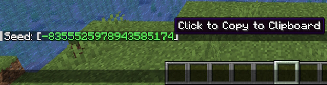 Como encontrar e invadir um monumento oceânico no Minecraft 7 Copie sua semente mundial