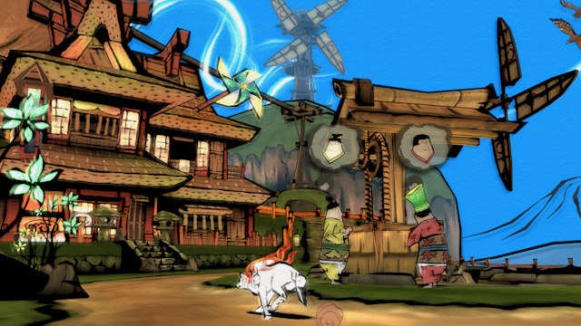 Una imagen oficial de Okami HD que tomamos prestada para nuestra lista de los mejores juegos de Steam