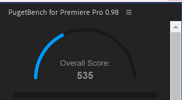 Pugetbench for Premiere Pro RTX 4060