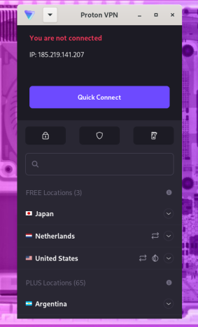 ProtonVPN for Linux