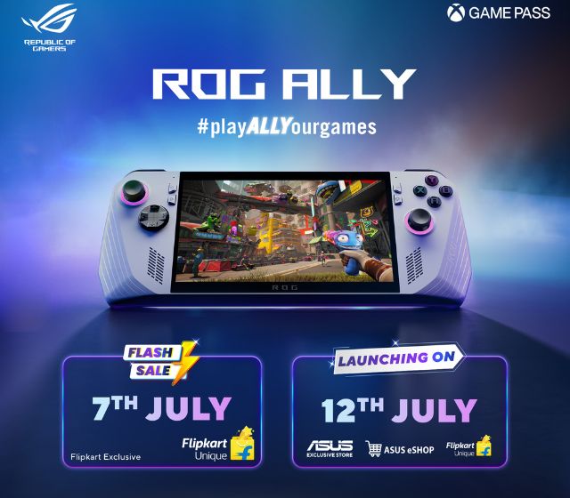 ROG Ally showcased with sale date