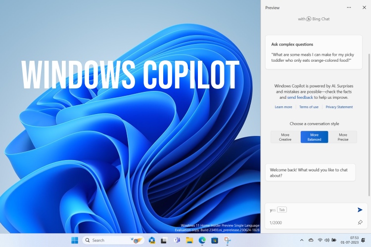 You Can Now Try Out Windows Copilot in Windows 11; Here's a First Look!  Beebom