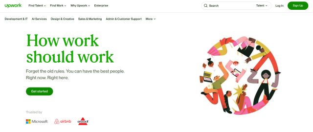 Upwork website