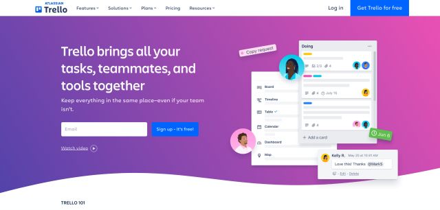 trello Best Project Management Software