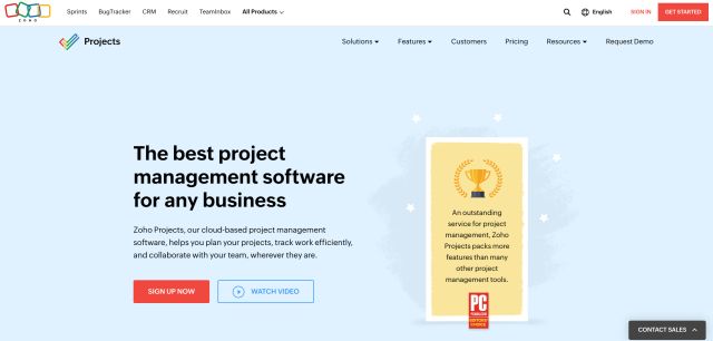 zoho projects