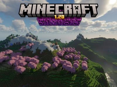 Minecraft 1.20 with shaders