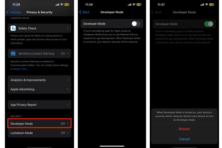 How To Enable Developer Mode On IPhone 2024 Beebom   Turn On Developer Mode From IPhone Settings App 