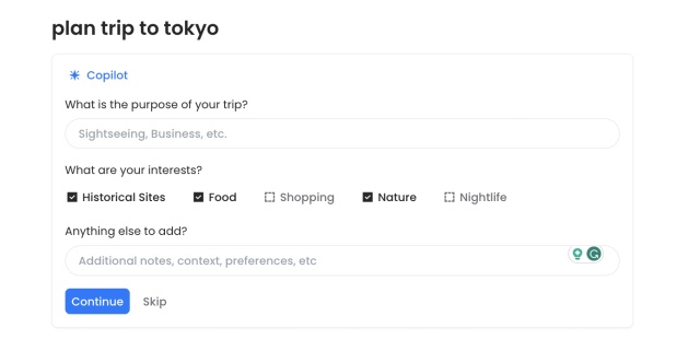 lên kế hoạch cho chuyến đi tới Tokyo Sử dụng ChatGPT 4 miễn phí
