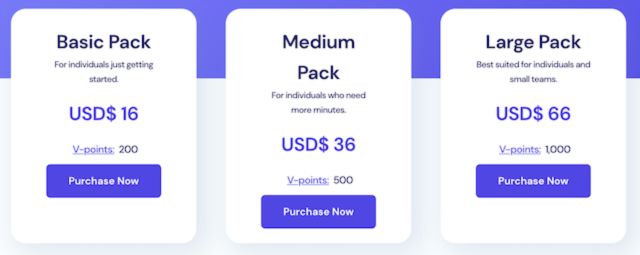 Vocol.Ai pricing and plans