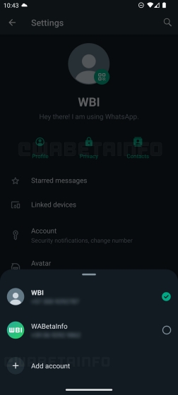 WhatsApp multi-device login feature depicted on Android