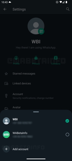 Fonction De Connexion Multi-Appareils Whatsapp Illustrée Sur Android