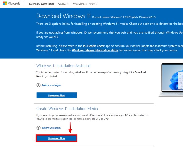 Windows 11 Media Creation Tool