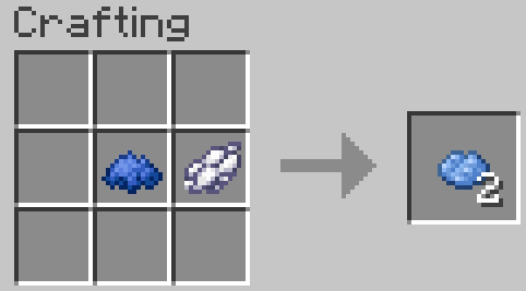 Recette Artisanale De Colorant Bleu Clair Dans Minecraft