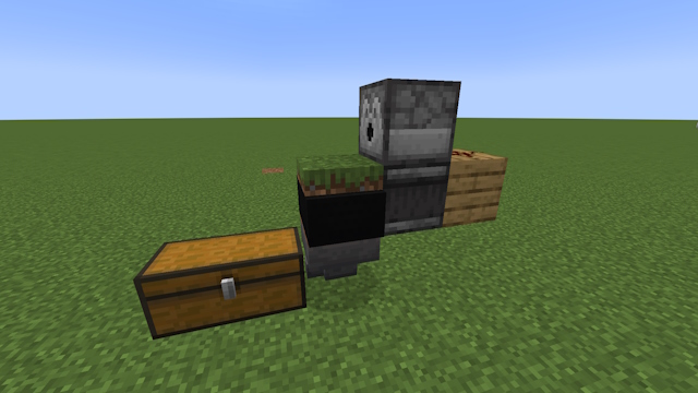 Add an observer, dispenser and a solid block with a redstone dust