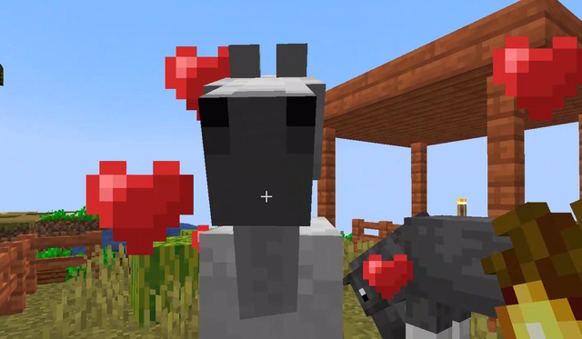 breeding horses in minecraft - love mode