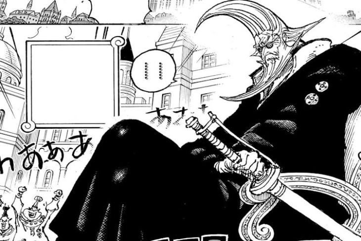 An image of Figarland Garling from one piece chapter 1086