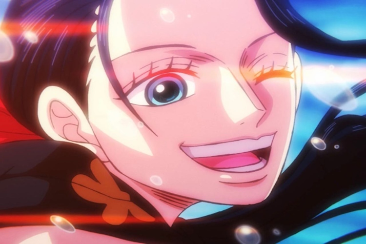 In which episode of one piece does Nico Robin becomes the strw