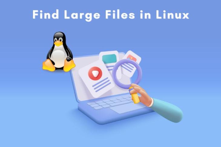 find large files in linux