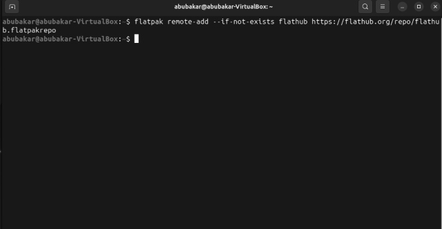 adding flathub remote repository to flatpak