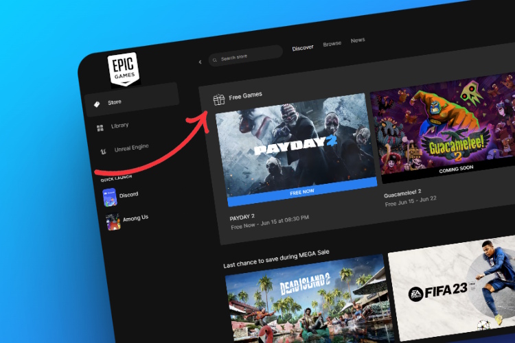 Epic Games Store, Official Site