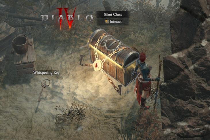 image of silent chest and whispering key in diablo 4