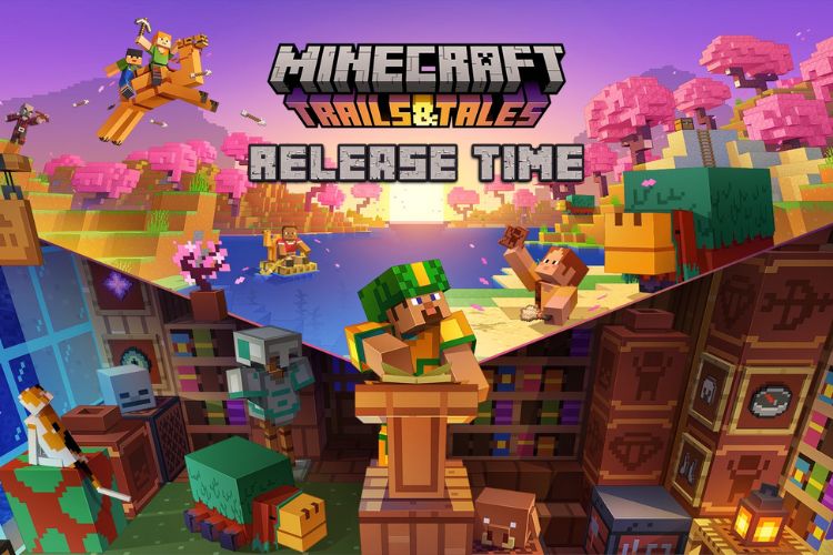 minecraft 1.20 release time image with all the new features