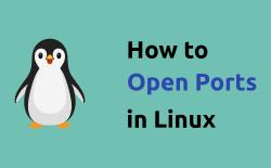 how to open ports in Linux featured image