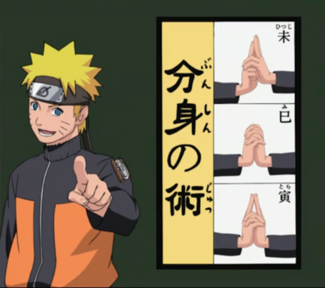 naruto hand signs for chidori