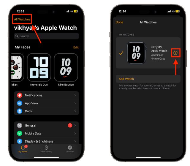 How to Unpair Apple Watch with or without iPhone Beebom