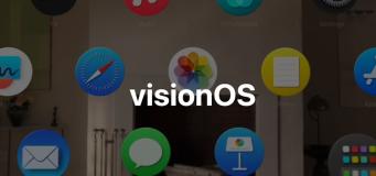visionOS with apps in the background