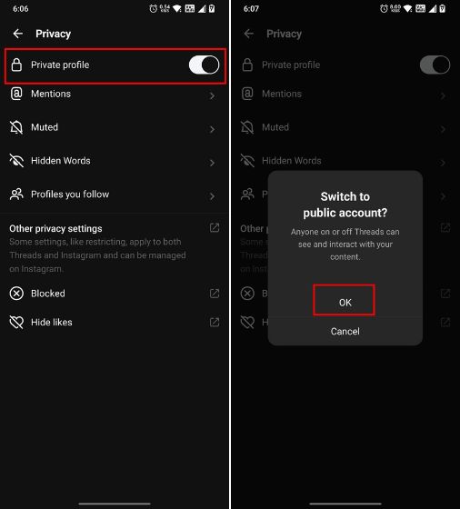 How to Make Your Threads Account Private (2024 Guide) | Beebom