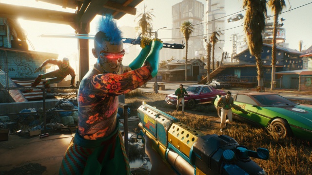 Une Capture D'Écran En Jeu De Cyberpunk 2077