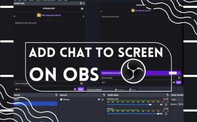 ADD chat to Screen on OBS feature image