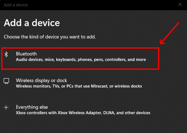 Add a Bluetooth Device on Windows Laptop