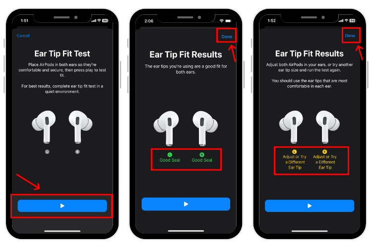 AirPods Pro Ear Tip Test Results