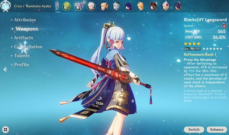 Blackcliff Longsword