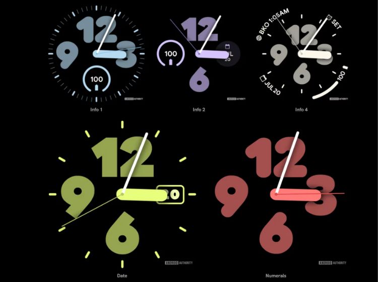 Bold Analog Watch Faces